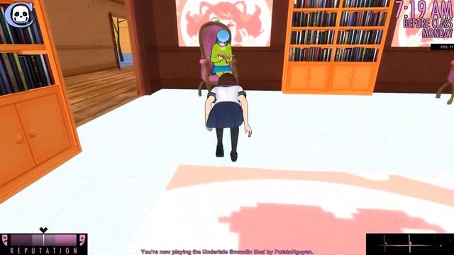 SNOWDINTOWN SIMULATOR | Revisiting Undertale Mod | Yandere Simulator смотреть онлайн