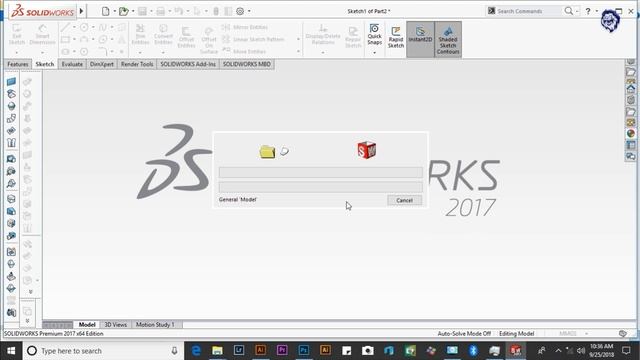 Solidworks tutorial - exporting an illustrator file into solid works part 1 смотреть онлайн