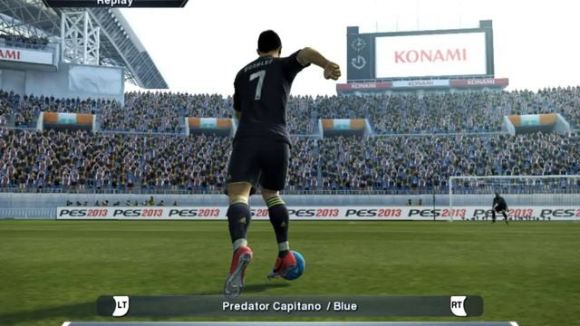 Real Madrid Vs Barcelona CR7 super Goal in Pro evolution soccer 2013 смотреть онлайн