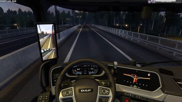 ETS2 - На новом DAF XD в Новый Год! (Track IR5, G25, RTX 4060 Ti) смотреть онлайн