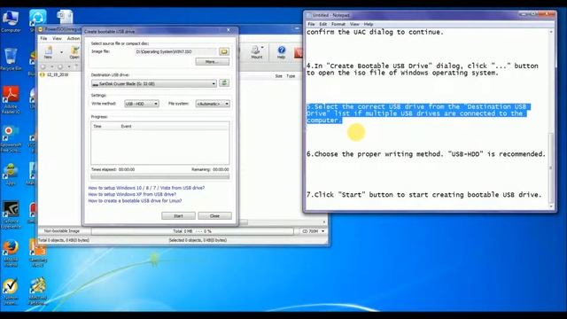 How to make usb Flash drive using iso file смотреть онлайн