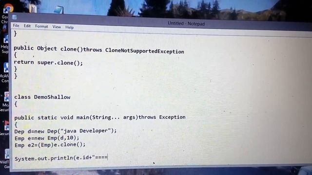 Object Cloning in Java Part 1 смотреть онлайн