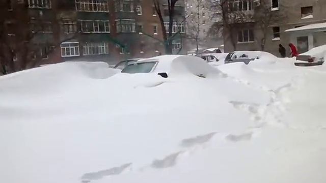 Таганрог слегка замело!!! смотреть онлайн