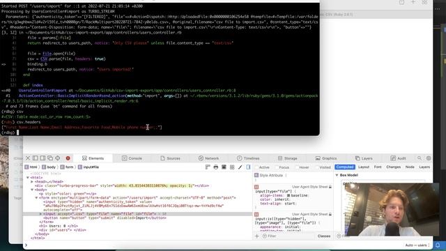 Ruby on Rails #88 Import CSV and parse it within a Rails app смотреть онлайн