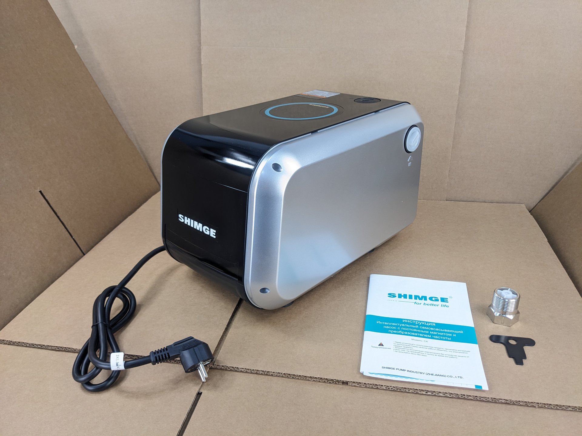 Насосная станция SHIMGE CA1000 с частотным регулированием смотреть онлайн