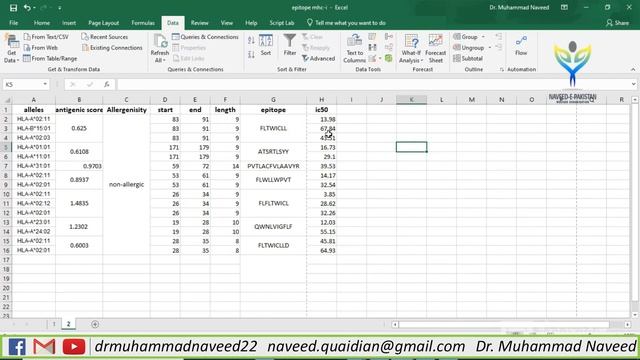 Vaccine Epitopes Prediction | Immune Epitope Database (IEDB) | Step 2 | Lec 54 l Dr. Muhammad Navee смотреть онлайн