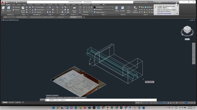 3D Model of a Bench Vice In Auto CAD SBA смотреть онлайн