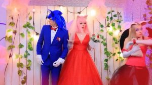 Младшая сестра Эми Роуз пропала! Соник и Эми Роуз в аквапарке! Соник в реальной жизни!