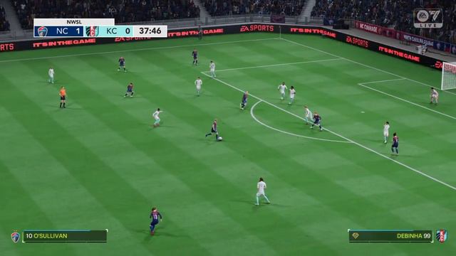 NORTH CAROLINA COURAGE VS KANSAS CITY CURRENT | NWSL | EA FC 24 | смотреть онлайн