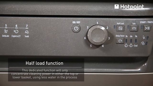 Hotpoint SIAL11010G Slimline Dishwasher смотреть онлайн
