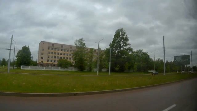 Витебск.Поездка на троллейбусе №6 м-он Фрунзе - Вокзал смотреть онлайн