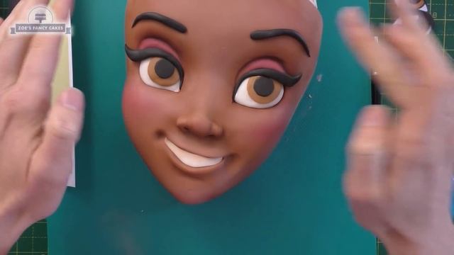 Disney princess Tiana face cake birthday cake tutorials смотреть онлайн