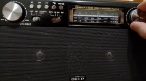 Радиоприемник DEXP RS 850. Обзор SW после 19 часов.