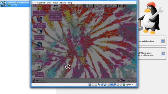 Windows 95 VirtualBOX смотреть онлайн