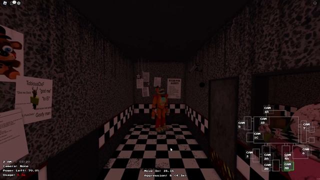 Security Breach but FNAF 1 in Roblox смотреть онлайн