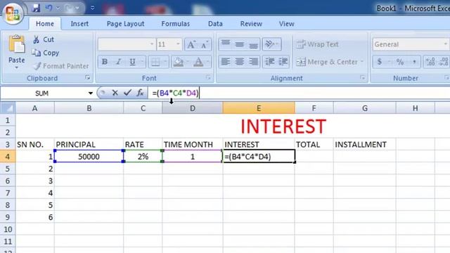 Payments and Interest Calculate in Excel windows 7 смотреть онлайн