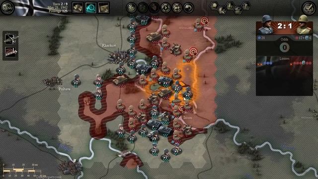 Прохождение Unity of Command Axis. №1 2nd Kharkov смотреть онлайн