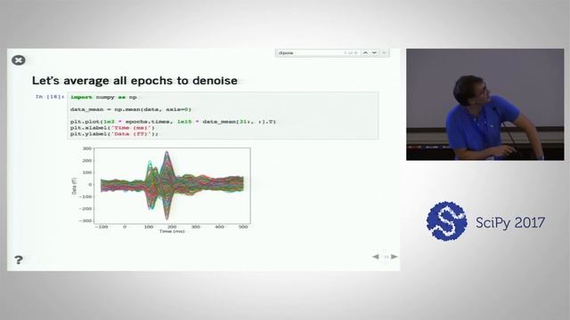 MNE Python to See the Brain at a Millisecond Time Scale | SciPy 2017 | Alexandre Gramfort смотреть онлайн
