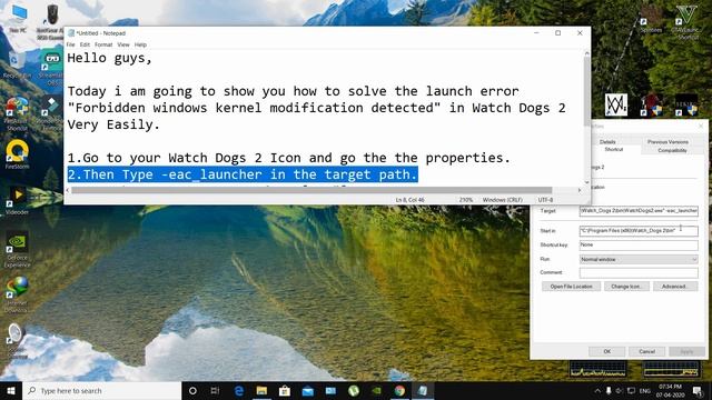 Watch Dogs 2 Launch Error Forbidden Windows Kernel Modification detected Easy Fix 2020 latest смотреть онлайн
