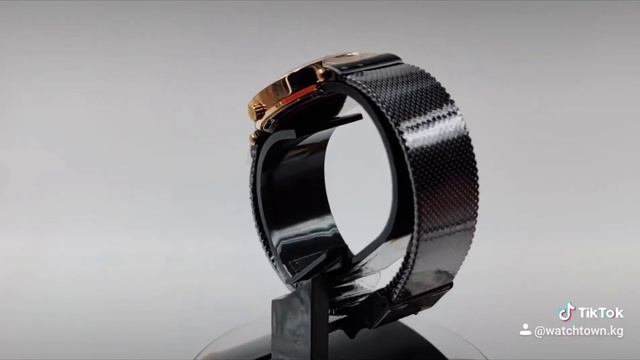Часы Roberto bianci женские кварц на солнечной энергии. Белый циферблат с Swarovski. Чёрный браслет смотреть онлайн