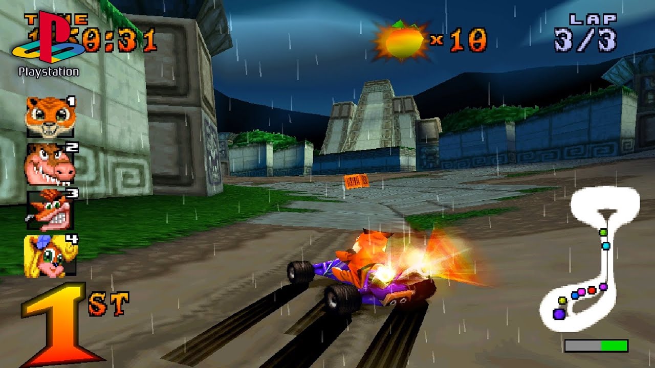 Crash Team Racing (PS1) 100% прохождение смотреть онлайн