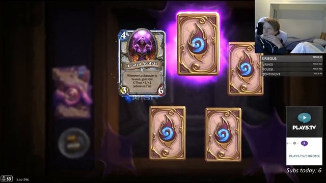 Savjz Hearthstone opens #420 packs! (Whispers of the Old Gods) смотреть онлайн