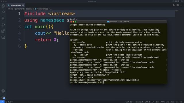 Setup Your Mac for C/C++ and VS Code | How To Compile & Run C/C++ Programs Using VS Code on Mac смотреть онлайн