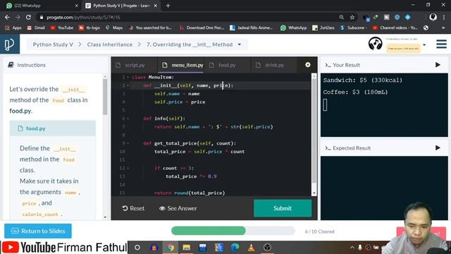 #35 Overriding init method dan super Python смотреть онлайн