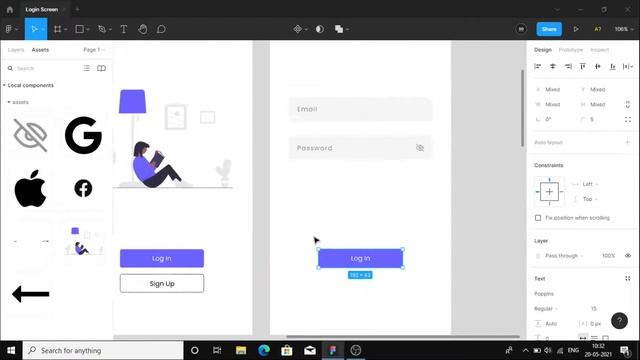 Login Screen | In Figma | XD Design смотреть онлайн