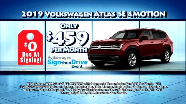 D Pat VW Atlas Sign Then Drive March 2019 3 смотреть онлайн