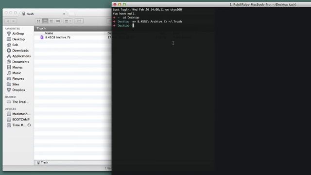 [Mac] Quickly empty Trash смотреть онлайн