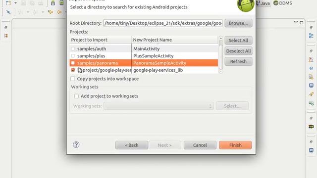 Importing android google Play service to eclipse смотреть онлайн
