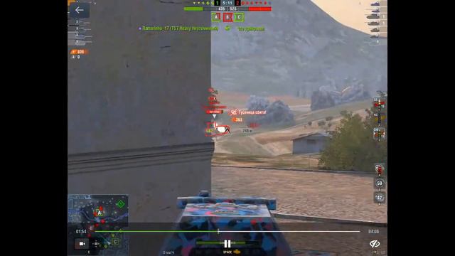 World of Tanks blitz E100( 04.07.21 ) смотреть онлайн