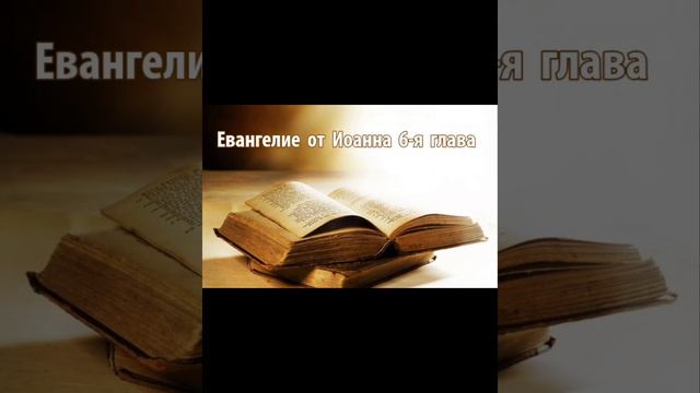 Евангелие от Иоанна 6-я глава смотреть онлайн