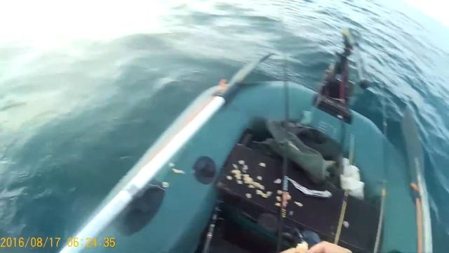 Рыбалка на Чёрном море с лодки 17.08.2016 смотреть онлайн