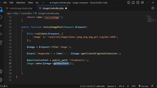 How to Resize an Image in Laravel? - Resize Image in Laravel #resizeimageinlaravel смотреть онлайн