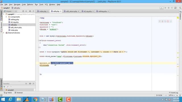 Crud System Using Ajax jQuery PHP MySQL part 6 смотреть онлайн