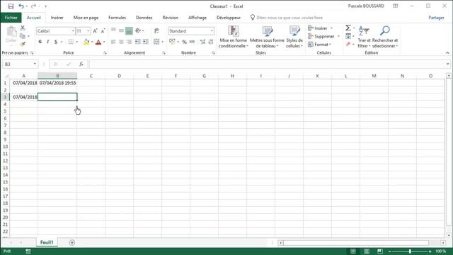 Formation EXCEL 2016 - Perfectionnement | Insérer la date/l’heure système dans une cellule смотреть онлайн