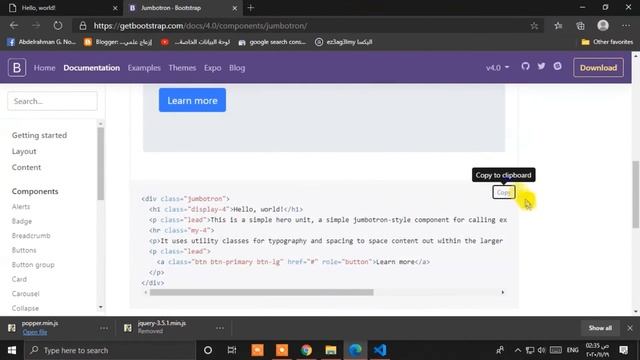 20 - bootstrap tutorial | jumbotron смотреть онлайн