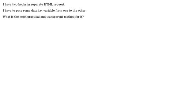 Wordpress: Passing data between two hooks in separate HTML requests (2 Solutions!!) смотреть онлайн