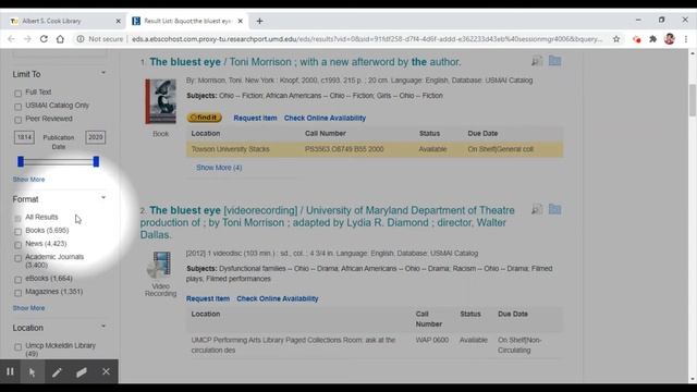 Finding Ebooks Using Cook OneSearch смотреть онлайн
