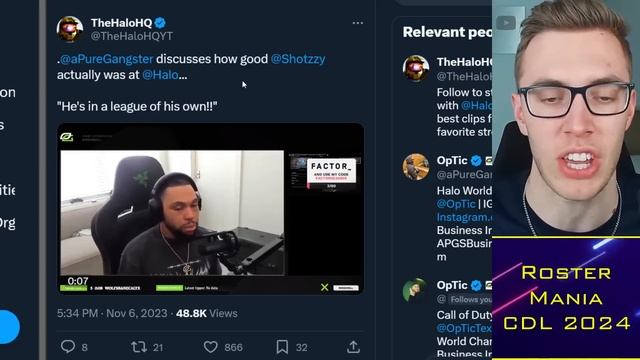 Shotzzy LEAKS OpTic Halo RETURN after CDL?! ? смотреть онлайн
