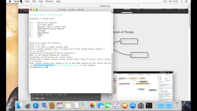 Getting started with Intel Edison and Node-RED using a Mac platform смотреть онлайн