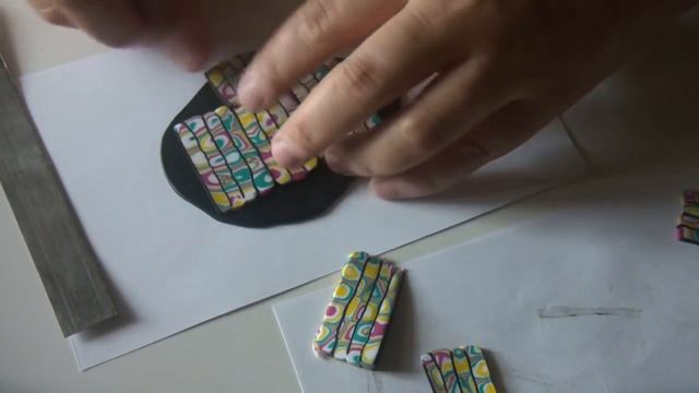 Мастер-класс: Яркий кулон "Креатив" из полимерной глины FIMO/polymer clay tutorial смотреть онлайн