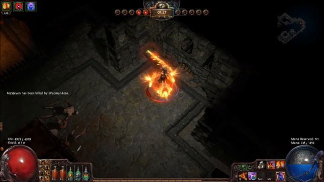 [POE] Fire Trap Witch PVP смотреть онлайн