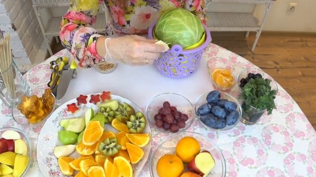 ФРУКТОВЫЙ БУКЕТ своими руками | Полезные букеты смотреть онлайн