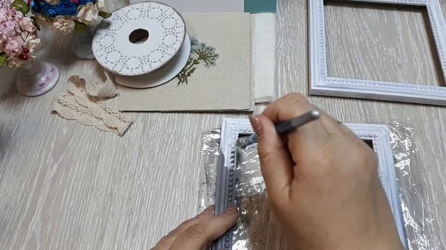 Как легко и просто, а главное красиво оформить рамку под вышивку!\DIY embroidery frame\Декор! смотреть онлайн