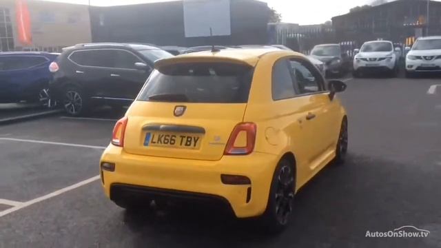 Fiat\Abarth 500 595 COMPETIZIONE YELLOW 2016 смотреть онлайн