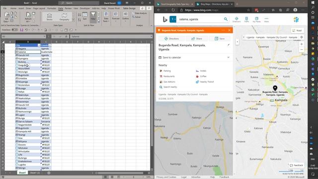 Excel - Geography Data Types смотреть онлайн