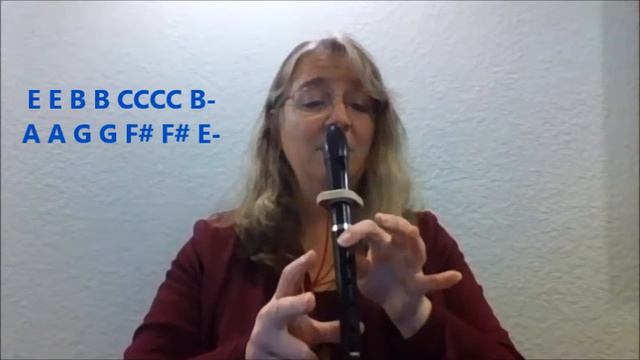 Baa Baa Black sheep in e minor for Recorder смотреть онлайн